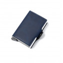 Billetera Tarjetero UBMD Aluminio Bloqueo RFID Hombres 9768 Azul Zafiro